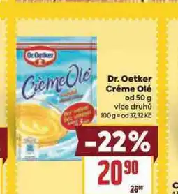 Billa Dr. oetker créme olé nabídka