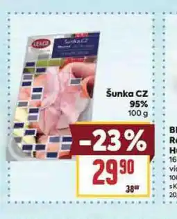 Billa Šunka cz 95% nabídka