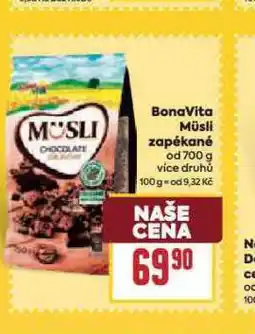 Billa Bonavita müsli zapékané nabídka