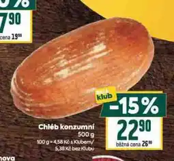Billa Chléb konzumní nabídka