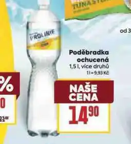 Billa Poděbradka ochucená nabídka