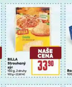 Billa Billa strouhaný sýr nabídka