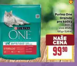 Billa Purina one granule pro kočky nabídka