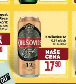 Billa Pivo krušovice 12 královský ležák nabídka