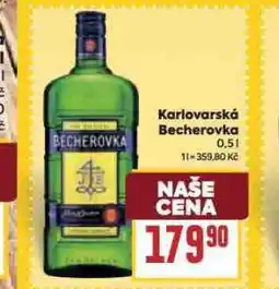 Billa Karlovarská becherovka nabídka