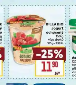 Billa Billa bio jogurt ochucený nabídka