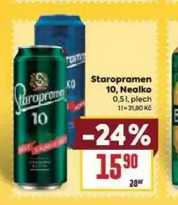 Billa Pivo staropramen 10 nabídka