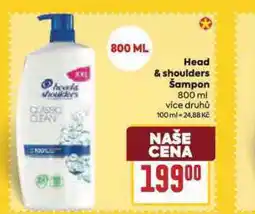 Billa Head&shoulders šampon nabídka