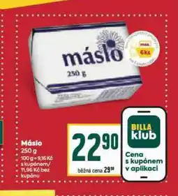 Billa Máslo nabídka