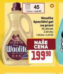 Billa Woolite speciální gel na praní nabídka