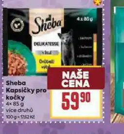 Billa Sheba kapsičky pro kočky nabídka
