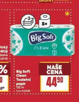 Billa Big soft clean toaletní papír nabídka