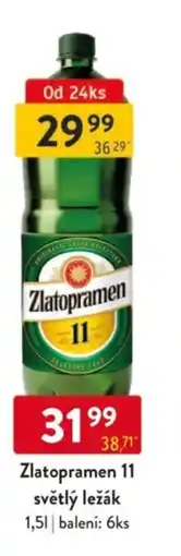 Qanto Zlatopramen 11 světlý ležák nabídka