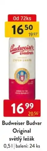 Qanto Budweiser Budvar Original světlý ležák nabídka