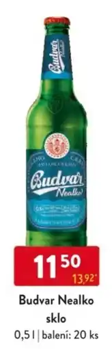 Qanto Budvar Nealko sklo nabídka