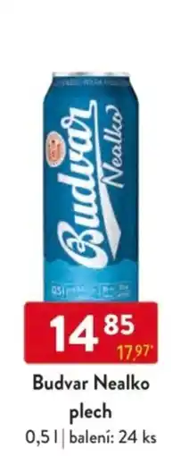 Qanto Budvar Nealko plech nabídka