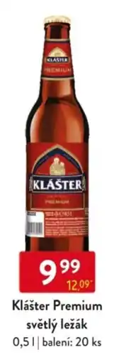 Qanto Klášter Premium světlý ležák nabídka