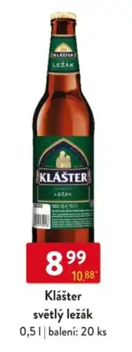 Qanto Klášter světlý ležák nabídka