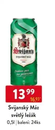 Qanto Svijanský Máz světlý ležák nabídka