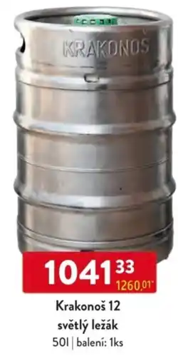 Qanto Krakonoš 12 světlý ležák nabídka