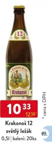 Qanto Krakonoš 12 světlý ležák nabídka