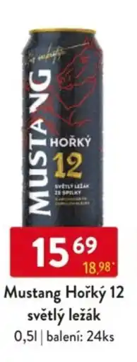 Qanto Mustang Hořký 12 světlý ležák nabídka