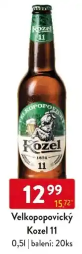 Qanto Velkopopovický Kozel 11 nabídka