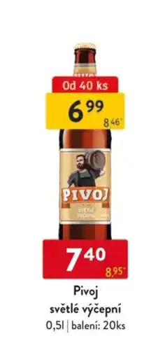 Qanto Pivoj světlé výčepní nabídka