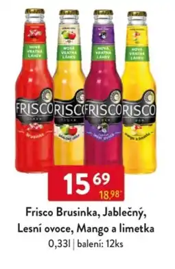 Qanto Frisco Brusinka, Jablečný, Lesní ovoce, Mango a limetka nabídka