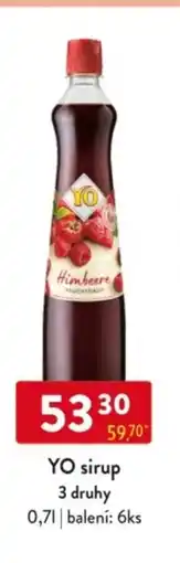 Qanto YO sirup nabídka