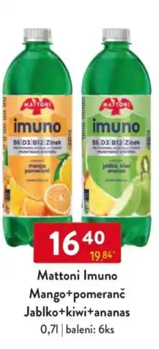 Qanto Mattoni Imuno Mango+pomeranč Jablko+kiwi+ananas nabídka