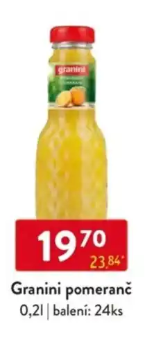 Qanto Granini pomeranč nabídka