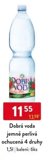 Qanto Dobrá voda jemně perlivá ochucená nabídka