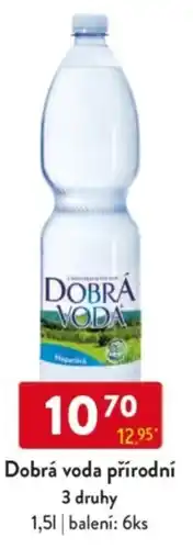 Qanto Dobrá voda přírodní nabídka