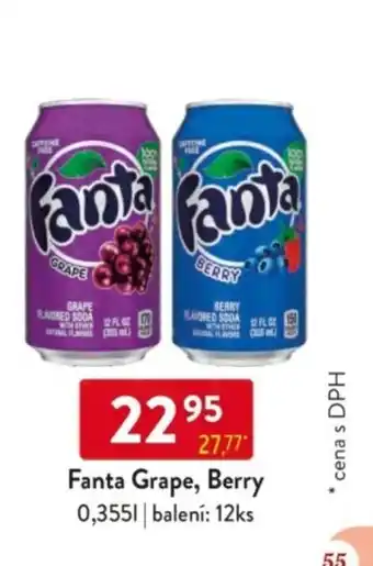 Qanto Fanta Grape, Berry nabídka
