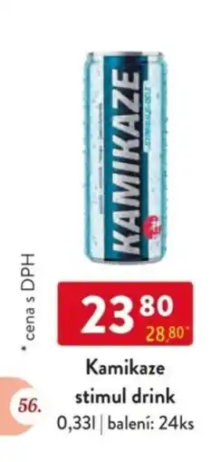 Qanto Kamikaze stimul drink nabídka