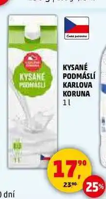 Penny Market KYSANÉ PODMÁSLÍ KARLOVA KORUNA nabídka