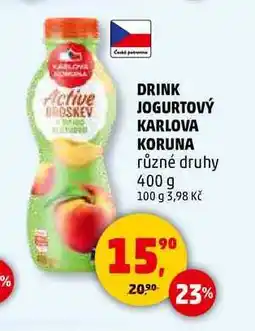 Penny Market DRINK JOGURTOVÝ KARLOVA KORUNA nabídka