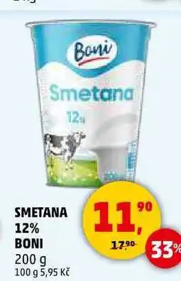Penny Market SMETANA 12% BONI nabídka