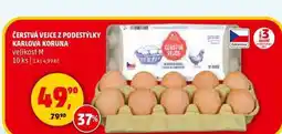 Penny Market ČERSTVÁ VEJCE Z PODESTÝLKY KARLOVA KORUNA, 10 ks nabídka