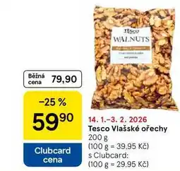 Tesco Tesco Vlašské ořechy nabídka