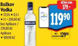 Albert Božkov Vodka nabídka