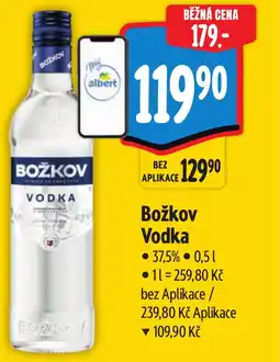 Albert Božkov Vodka nabídka