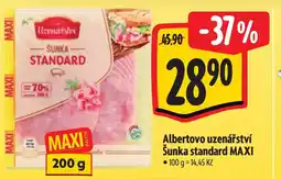 Albert Albertovo uzenářství Šunka standard MAXI nabídka
