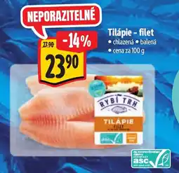 Albert Tilápie - filet nabídka