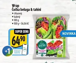 Albert Wrap Čočka beluga & tahini nabídka