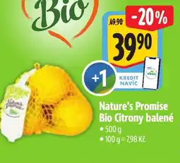 Albert Nature's Promise Bio Citrony balené nabídka