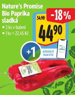 Albert Nature's Promise Bio Paprika sladká nabídka