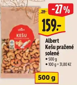 Albert Albert Kešu pražené solené nabídka