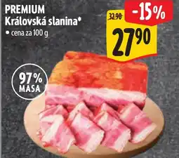 Albert PREMIUM Královská slanina nabídka